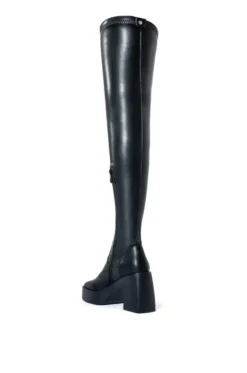 Adrianne- Platform Pu Boot