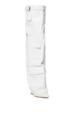 Alexia- Covered Wedge Boot