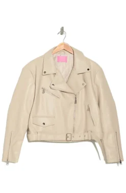 Attalae Plus Size Moto Jacket