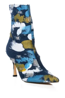 August- Denim Stiletto Bootie