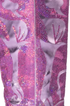 Braelyn- Metallic Western Boot