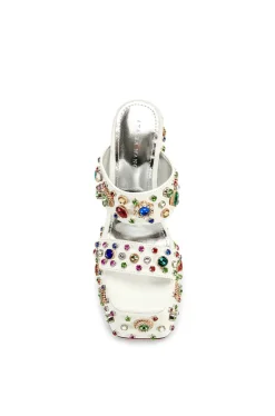 Breeze- Bejeweled Platform Sandal