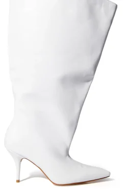 Brighten- Oversized Knee High Stiletto Boot