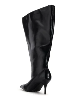 Brighten- Oversized Knee High Stiletto Boot
