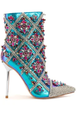 Crisp- Jeweled Stiletto Bootie