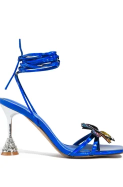 Effortless- Flower Jeweled Wrap Sandal