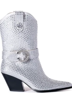 Federica- Rhinestone Western Bootie