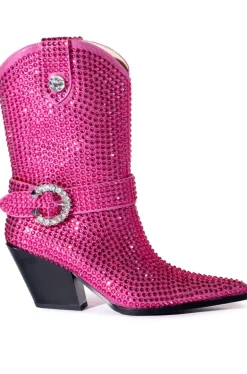 Federica- Rhinestone Western Bootie