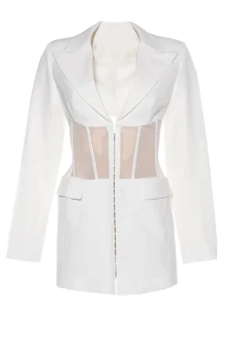 Gilded-Blazer Corset Blazer