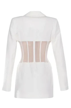 Gilded-Blazer Corset Blazer