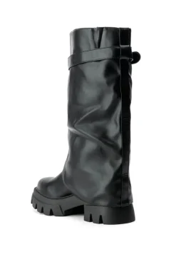 Jet- Covered Knee High Boot