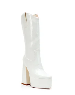 Kacey- Platform Western Boot