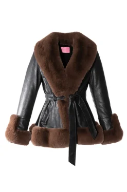 Kenzy- Plus Size Faux Fur Coat