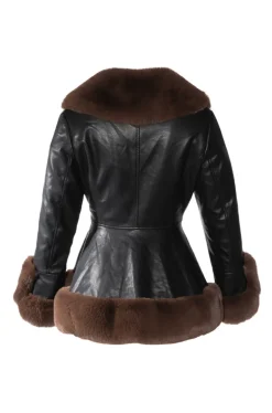 Kenzy- Plus Size Faux Fur Coat