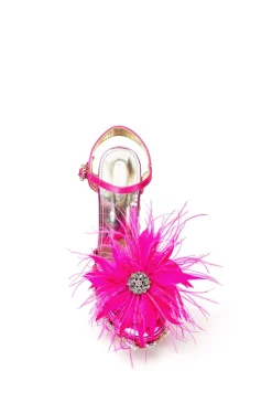 Kiki- Feather Platform Sandal