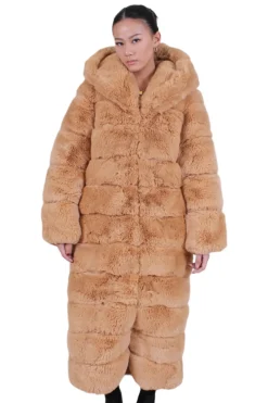 Luxe-Jenny Faux Fur Coat