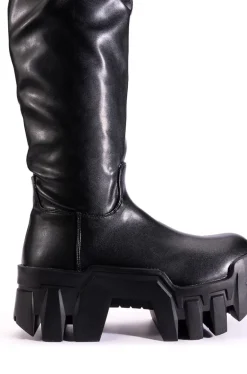 Lyrica- Chunky Knee High Boot