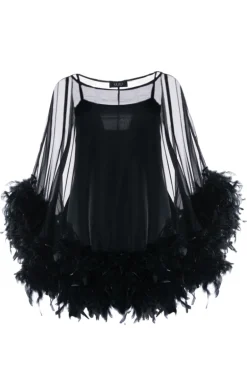 Magestic Feather Mini Dress