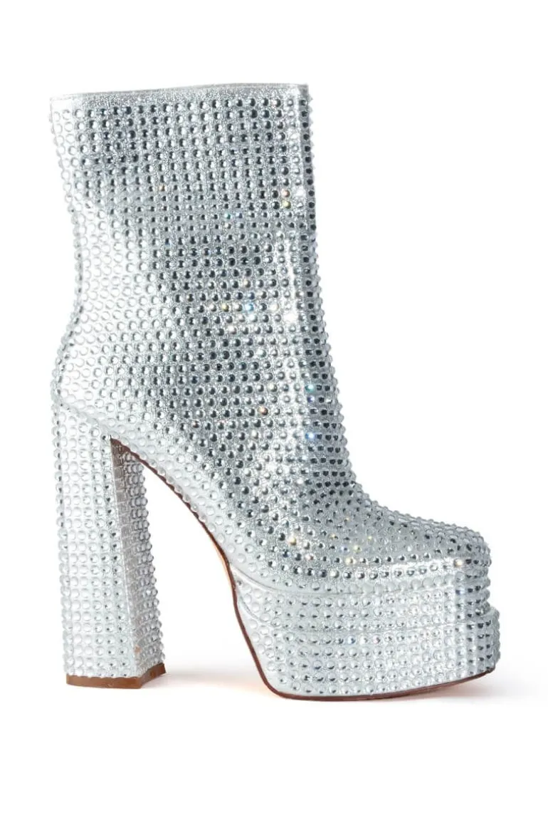 Mateo- Platform Rhinestone Bootie