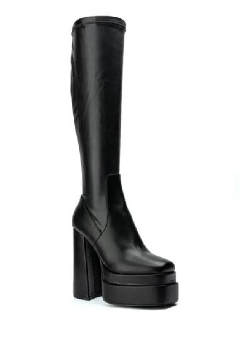 Maxine- Platform Knee High Boot