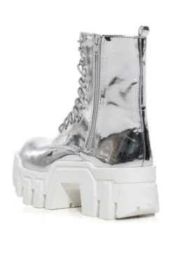 Olympia- Chunky Lace Up Bootie