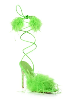 Penn- Feather Stiletto Sandal