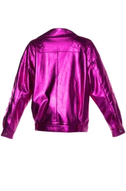 Prince-Moto Fuchsia Western Moto Jacket