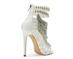 Pusher- Bejeweled Heeled Sandal