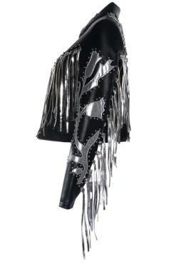 Ride-Em Silver Fringe Western Jacket