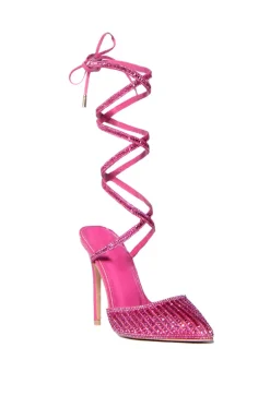 Riss- Crystal Ankle Wrap Pump