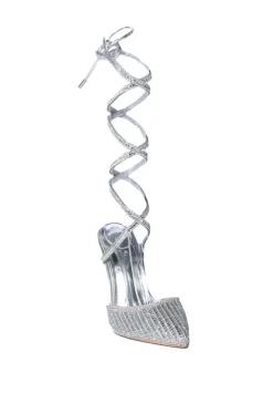 Riss- Crystal Ankle Wrap Pump