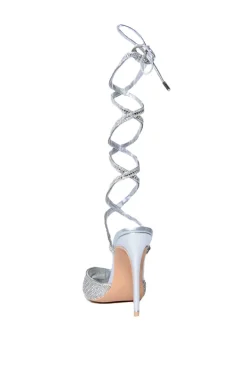 Riss- Crystal Ankle Wrap Pump