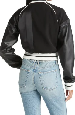 Runner-Blk Varsity Jacket