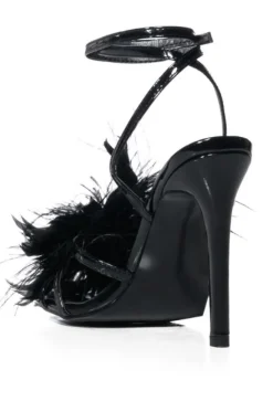 Santos- Feather Stiletto Sandal