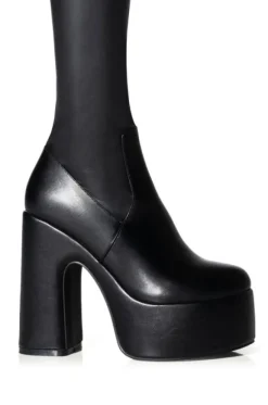 Sutton- Platform Stretch Boot