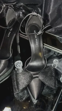 Sweetie- Ankle Strap Bow Pump