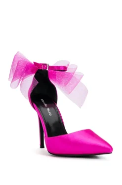 Sweetie- Ankle Strap Bow Pump
