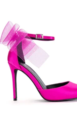 Sweetie- Ankle Strap Bow Pump