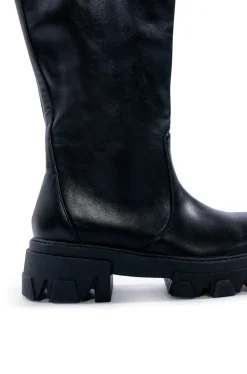 Valerie- Knee High Lug Boot