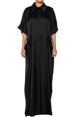 Wooster-Blk Short Sleeve Jumpsuit
