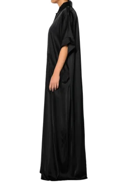 Wooster-Blk Short Sleeve Jumpsuit