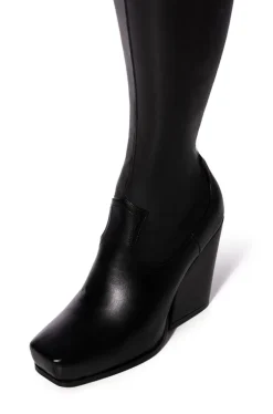 Zahrah- Western Thigh High Stretch Boot